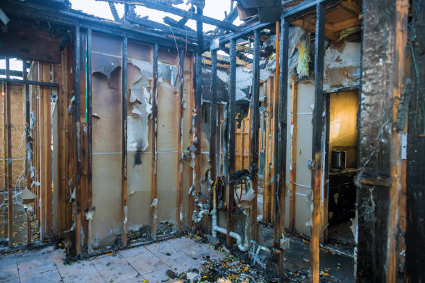 Professional Fire Damage Assessment technician working in Oak Hills, PA